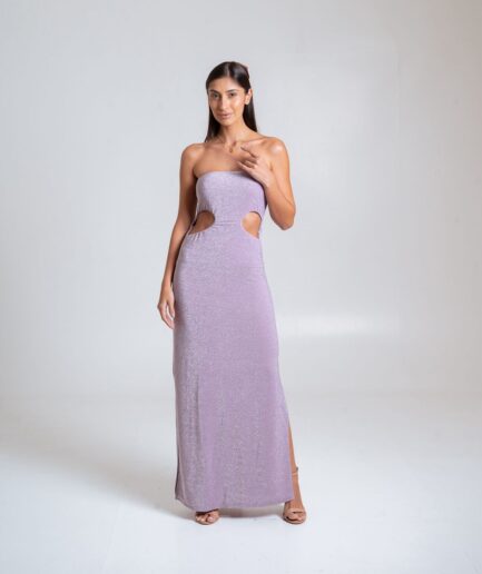 Vestido Lurex Collor