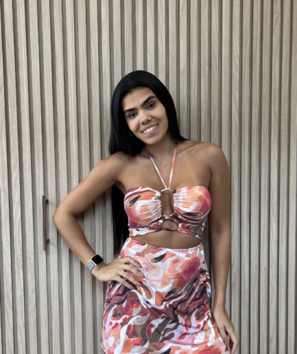 Vestido Curto Jozy - Estampado