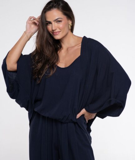 Kimono Sara - Marinho