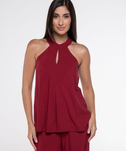 Blusa Rivoli - Vinho