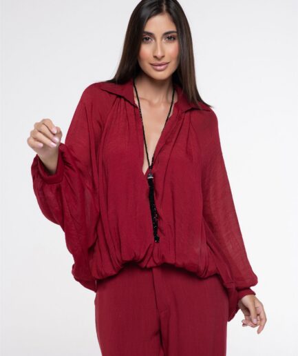 Blusa Zim - Vinho