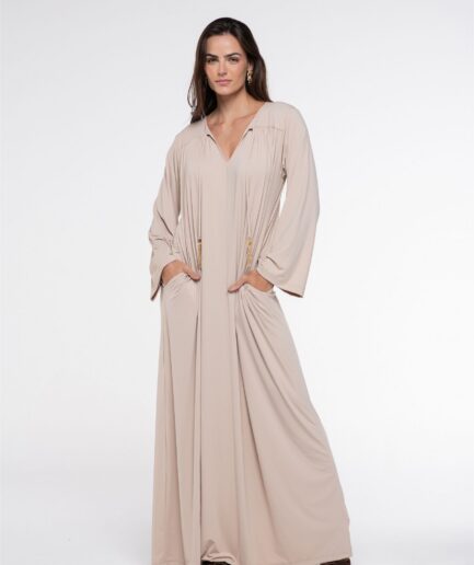 Vestido Fluity Sonho - Areia