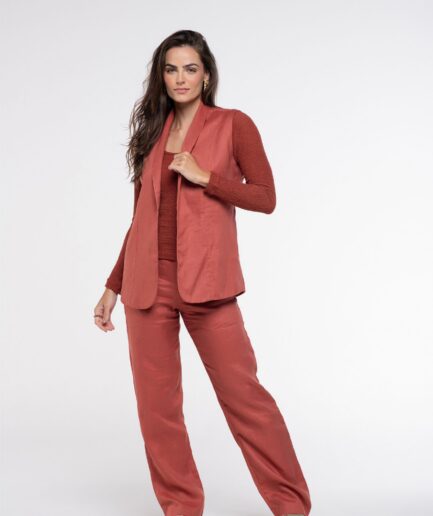 Calça Puro Linho - Madeira