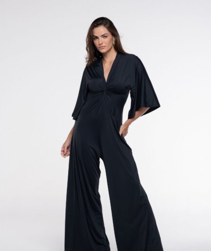 Macacão Fluity Manchester - Preto