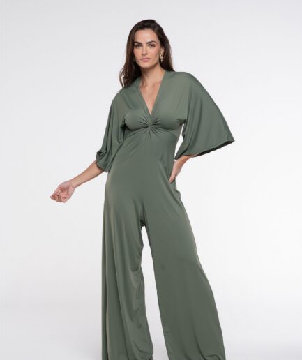 Macacão Fluity Manchester - Verde Oliva