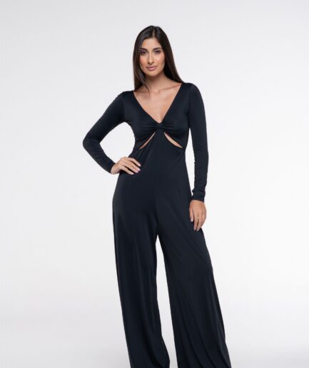 Macacão Fluity Cannes - Preto