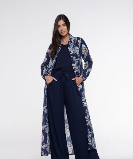 Vestido Chemise Slim - Estampada