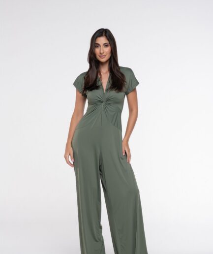 Macacão Fluity Cambridge - Verde Oliva