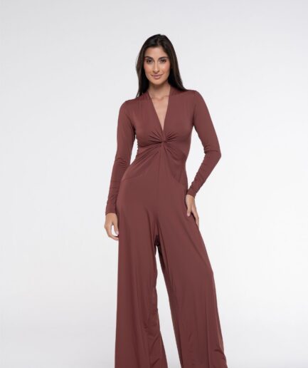 Macacão Fluity Barcelona - Marrom