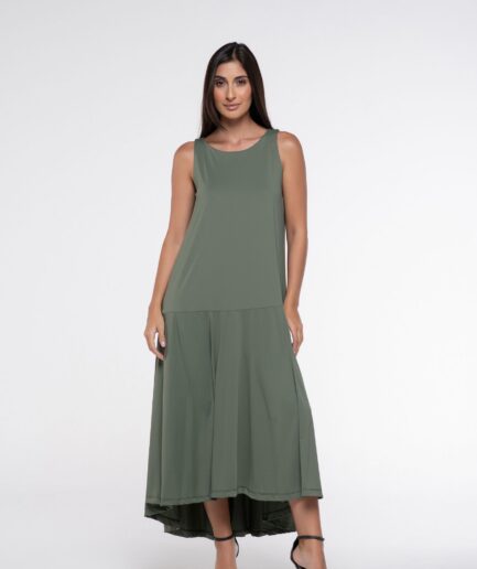 Vestido Fluity Titi - Verde Oliva