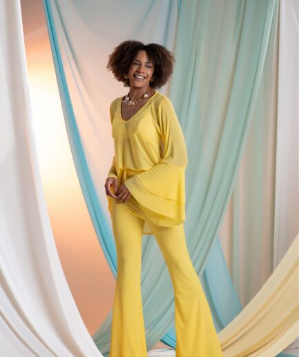 Calça Tule Cordoba - Amarela