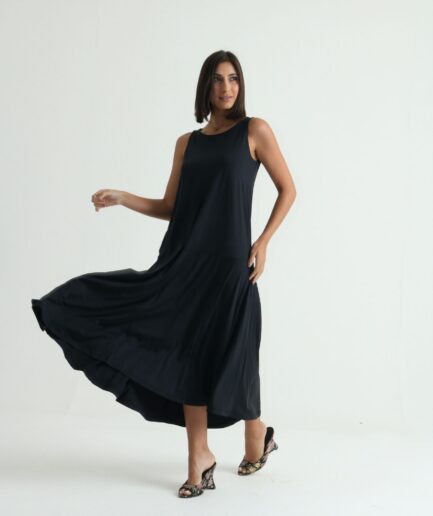 Vestido Fluity Titi - Preto