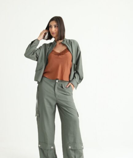 Calça Cargo Bettina - Verde