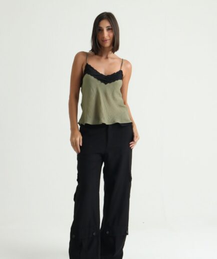 Calça Cargo Bettina - Preta