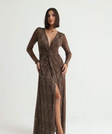 Vestido Tule Nó - Estampado