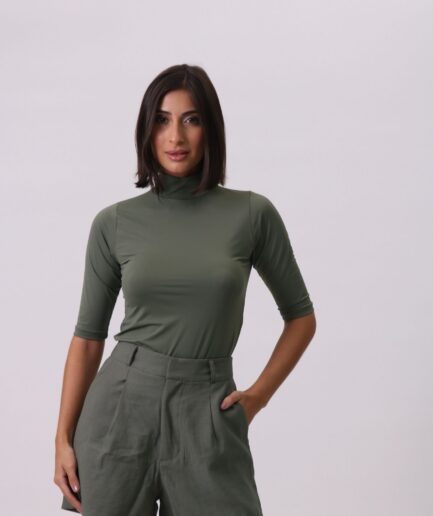 Blusa Fluity Lunária - Verde Oliva