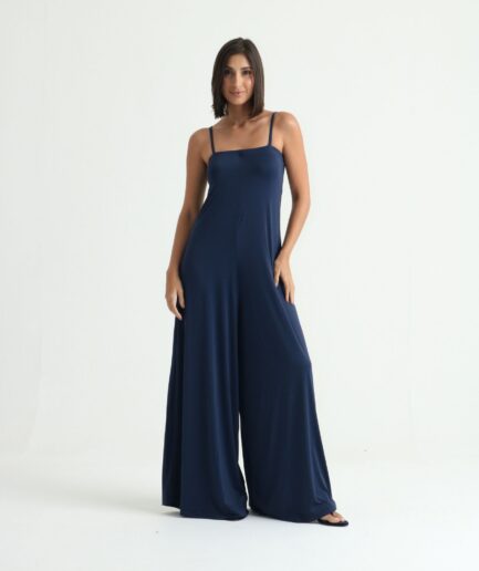 Macacão Fluity Bárbara - Marinho