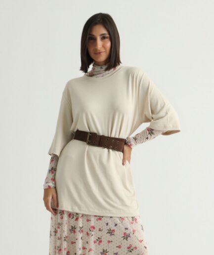 Blusa Oversized - Areia