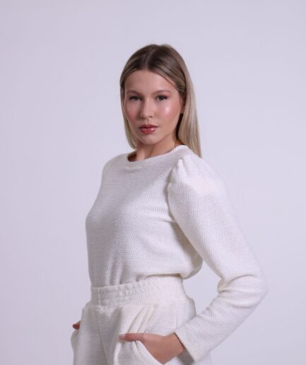 Blusa Tricot Native - Off White