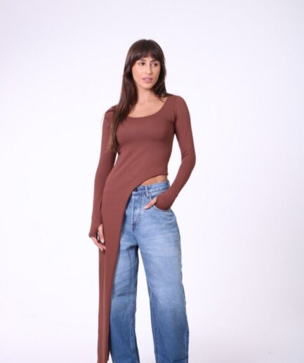 Blusa Vênus - Marrom
