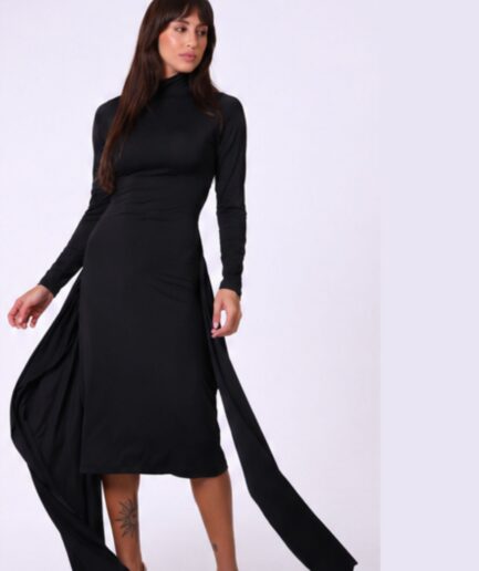 Vestido Midi Beatriz - Preto