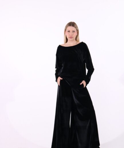 Calça Mega Veludo - Preto
