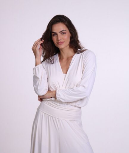 Blusa Fluity Dallas - Off White