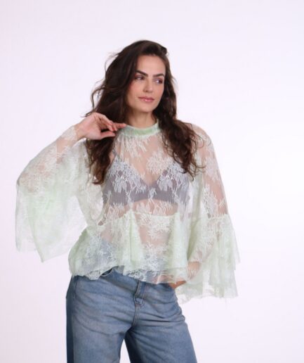Blusa Renda Manu - Verde